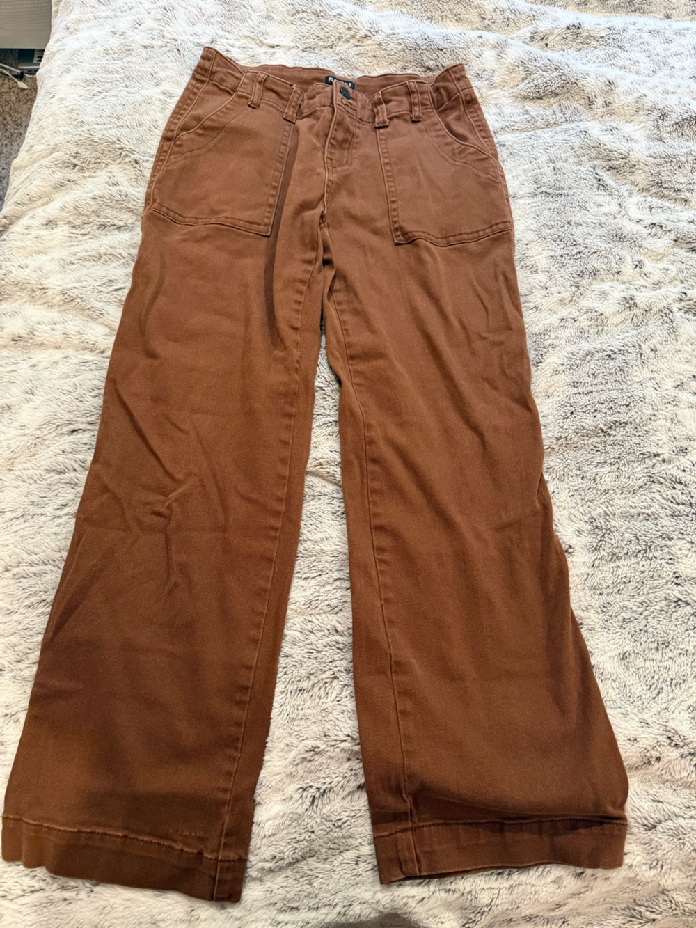 Women’s Ankle Cropped Jeans in Brown XL Short